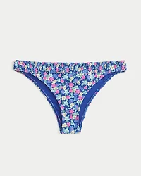 Smocked Waist High-Leg Cheekiest Bikini Bottom