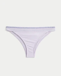 Smocked Waist High-Leg Cheekiest Bikini Bottom