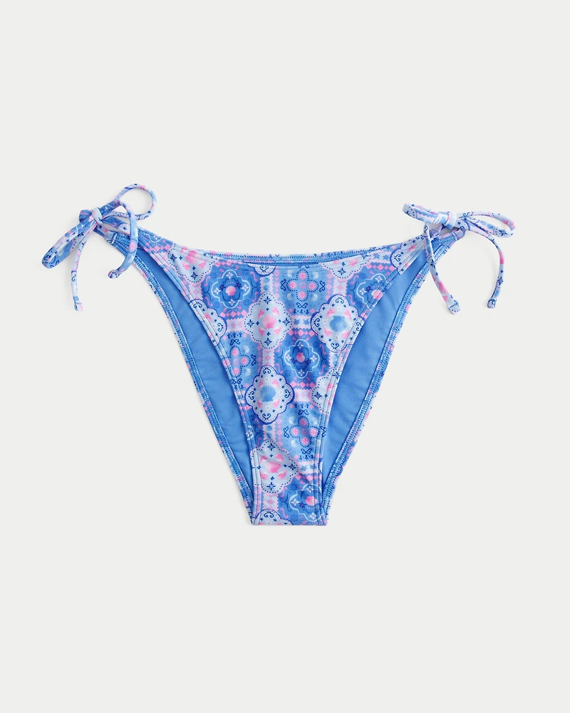 Side Tie Cheeky Bikini Bottom