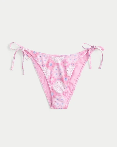 Side Tie Cheeky Bikini Bottom