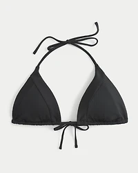Ribbed Triangle Bikini Top