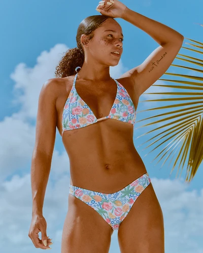 Rib Multi-Way Triangle Bikini Top