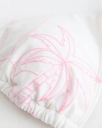 Palm Tree Graphic Triangle Bikini Top