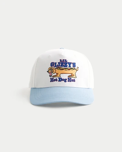 Lil Glizzy's Hot Dog Hut Graphic Baseball Hat
