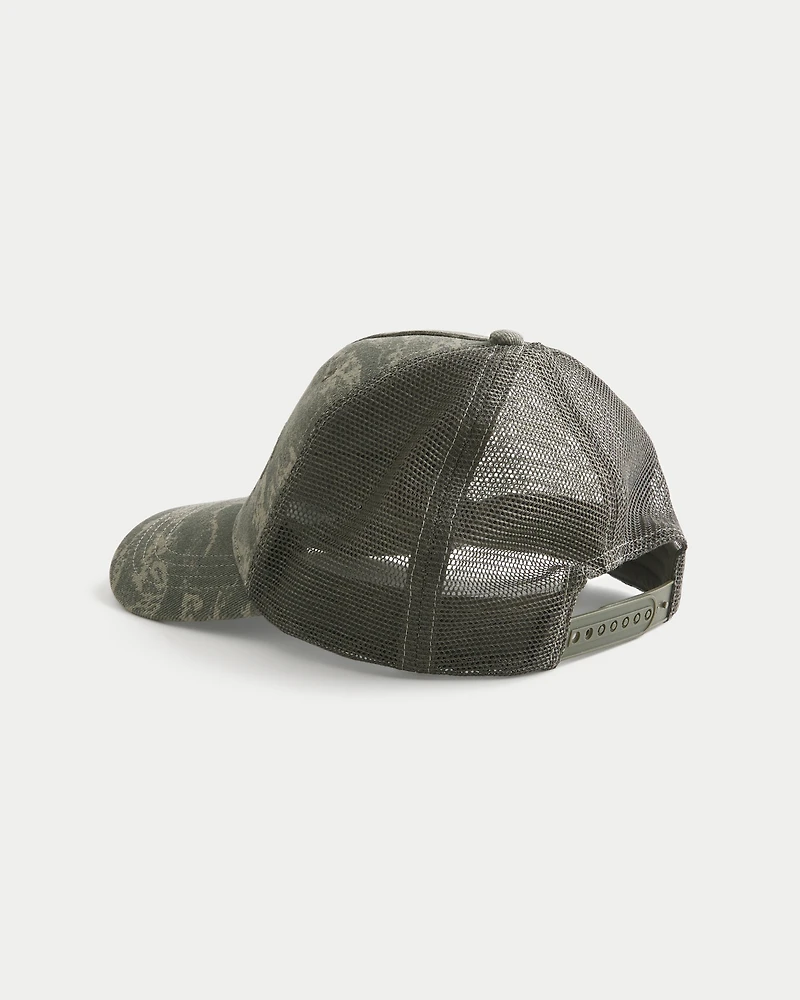 Mac's Muscles & Rods Graphic Camo Trucker Hat