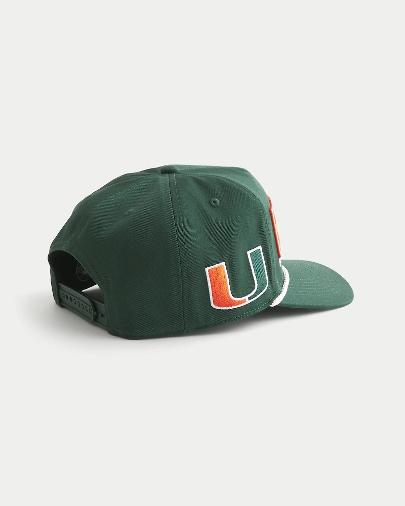 47 Brand University of Miami Hurricanes Graphic Hat