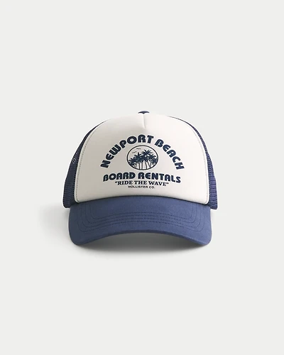 Newport Beach Graphic Trucker Hat