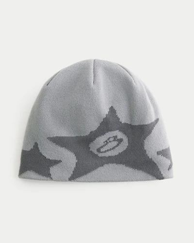 Eight Ball Graphic Skull Beanie