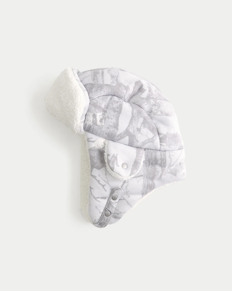 Sherpa-Lined Trapper Hat