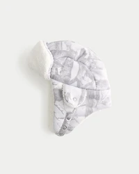 Sherpa-Lined Trapper Hat