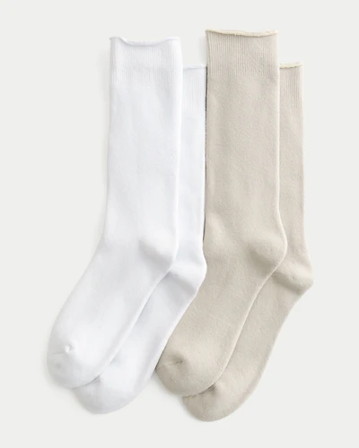 Roll Top Socks 2-Pack