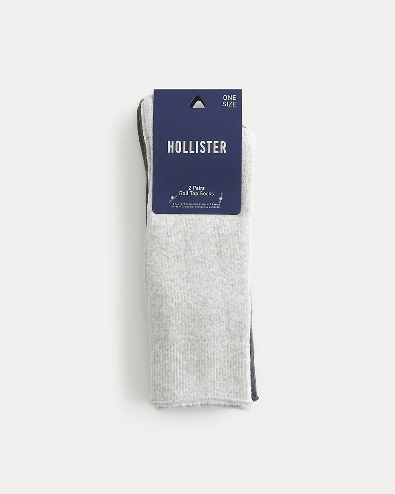 Roll Top Socks 2-Pack