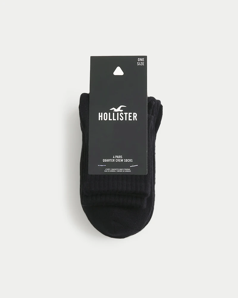 Quarter Crew Socks 4-Pack