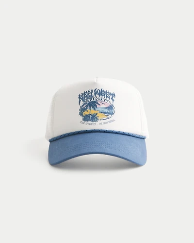 Key West Florida Graphic Trucker Hat