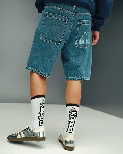 Hollister + Kappa Crew Socks