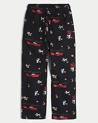 Tom and Jerry Graphic Flannel Pajama Pants