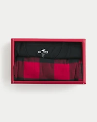 Crew T-Shirt & Flannel Pajama Pants Set