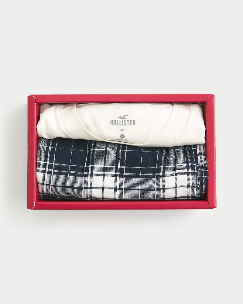 Switzerland Graphic Tee & Flannel Pajama Pants Set