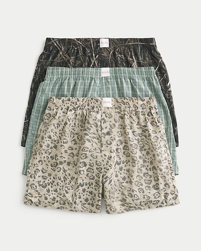 Cotton Boxer Shorts 3-Pack