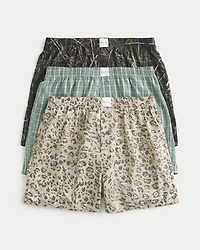 Cotton Boxer Shorts 3-Pack