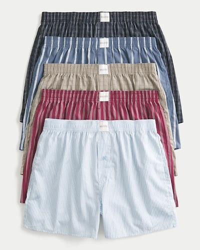 Cotton Boxer Shorts 5-Pack