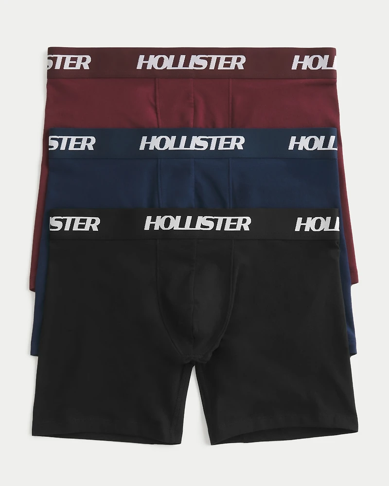 Longer-Length Boxer Briefs 3-Pack