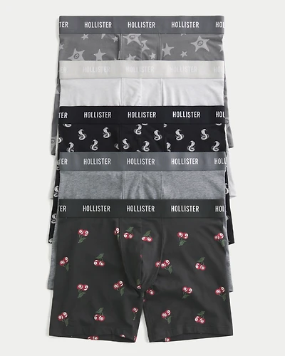 Longer-Length Boxer Briefs 5-Pack