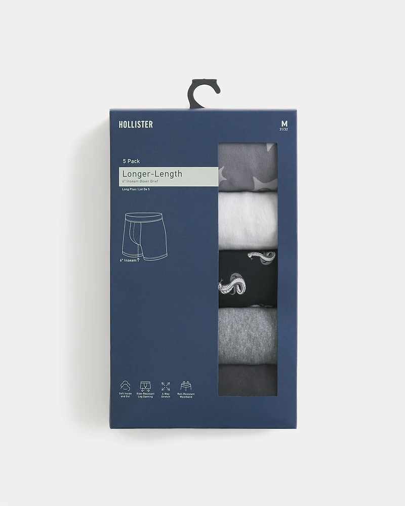 Longer-Length Boxer Briefs -Pack