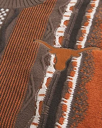Boxy University of Texas at Austin Longhorns Graphic Crew Sweater