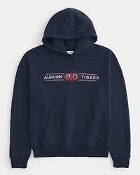 Boxy Auburn University Tigers Graphic Hoodie