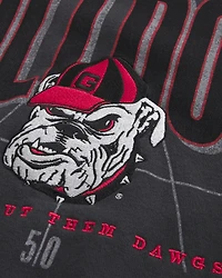 Boxy University of Georgia Bulldogs Graphic Hoodie