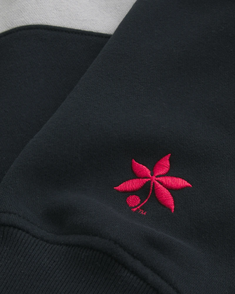 Boxy Ohio State Graphic Crew Sweatshirt