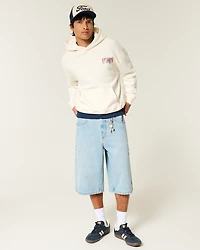 Boxy University of Arizona Wildcats Graphic Hoodie