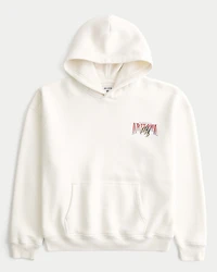 Boxy University of Arizona Wildcats Graphic Hoodie