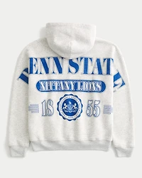 Boxy Penn State University Nittany Lions Graphic Hoodie