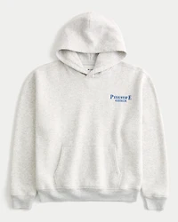 Boxy Penn State University Nittany Lions Graphic Hoodie