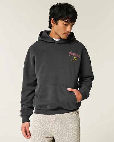 Boxy University of Southern California Trojans Graphic Hoodie