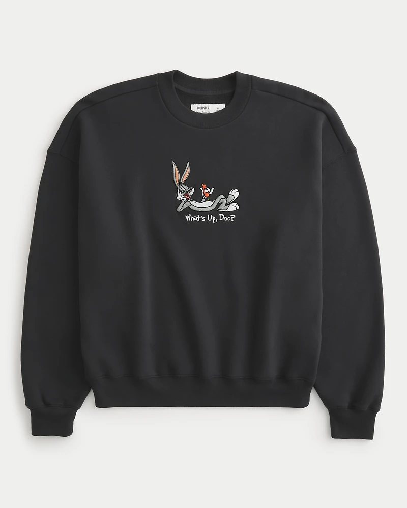 Baggy Cinch Bugs Bunny Graphic Crew Sweatshirt