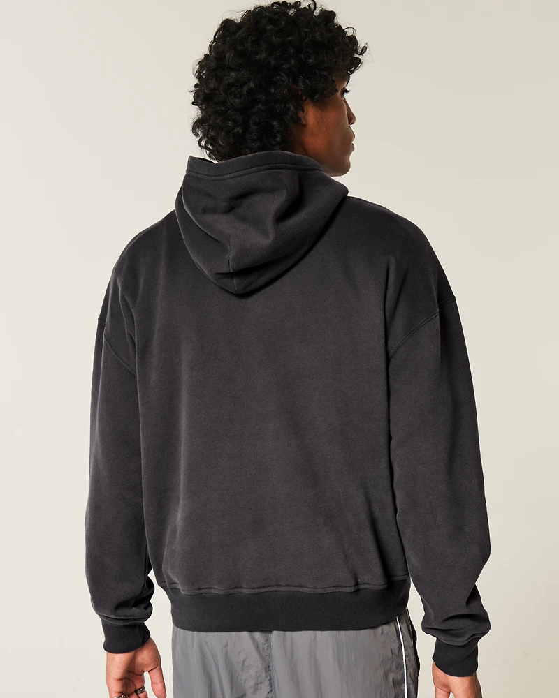 Boxy University of Houston Cougars Graphic Hoodie