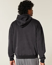 Boxy University of Houston Cougars Graphic Hoodie