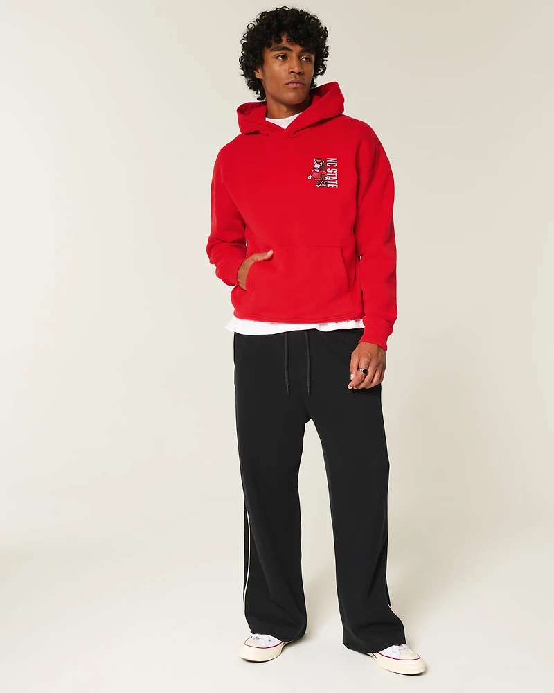 Boxy North Carolina State University Wolfpack Graphic Hoodie