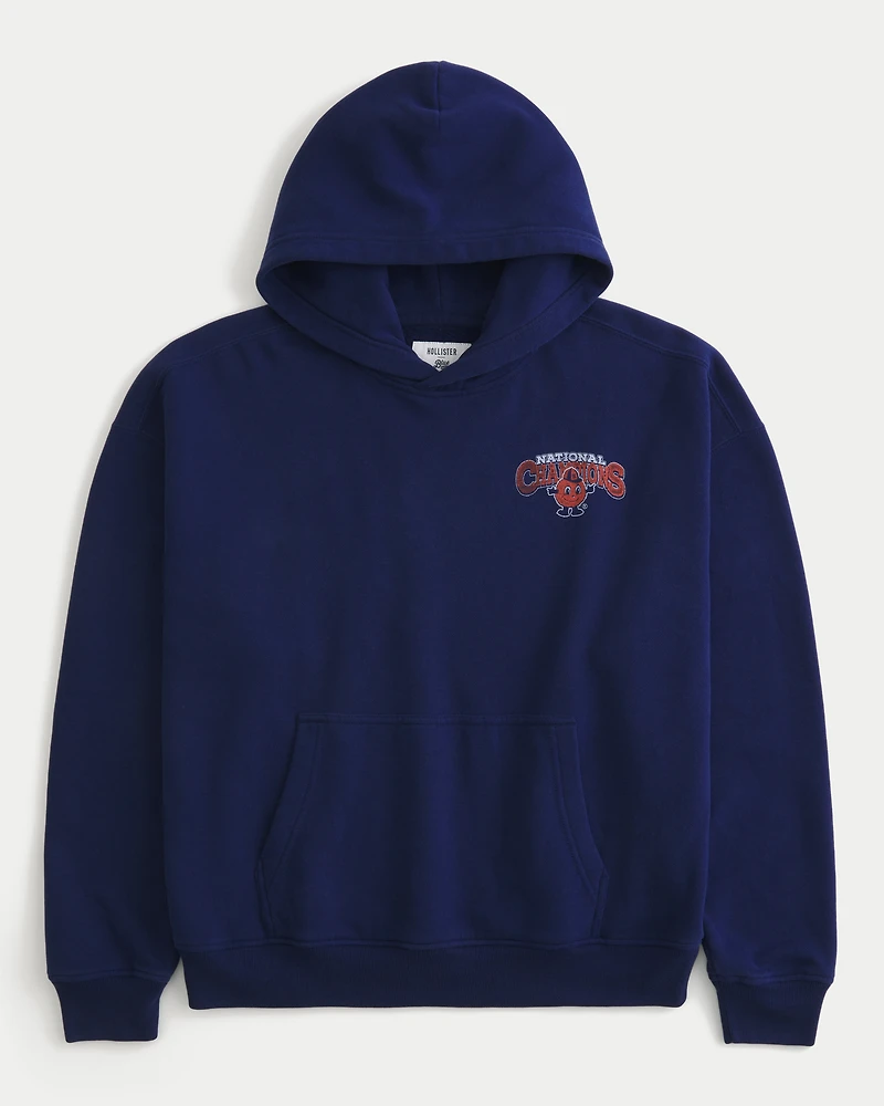 Boxy Syracuse University Orange Graphic Hoodie