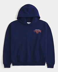 Boxy Syracuse University Orange Graphic Hoodie