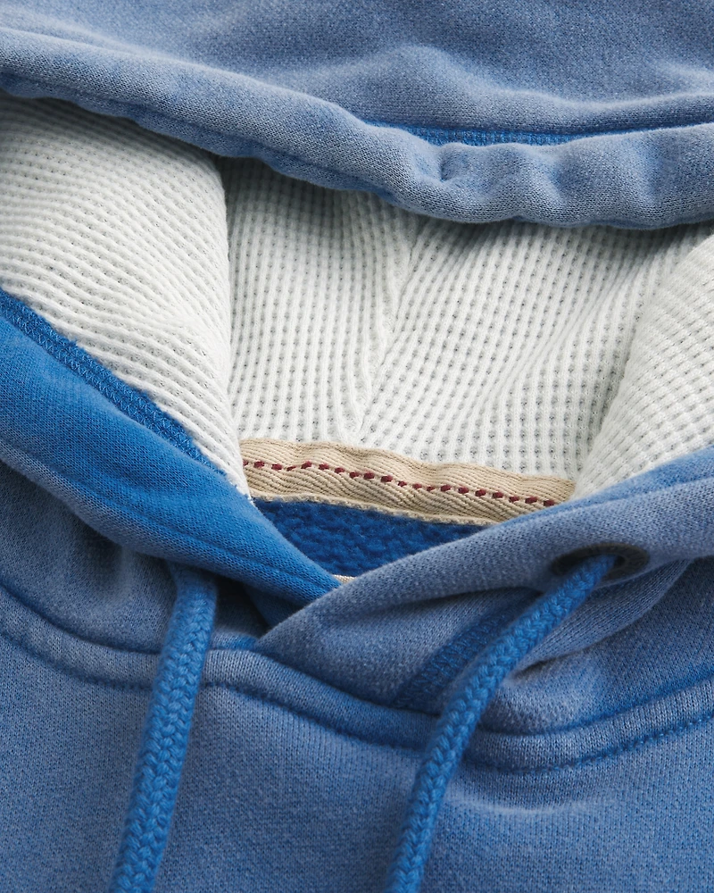 Waffle-Lined Hollister Surfboards Graphic Hoodie