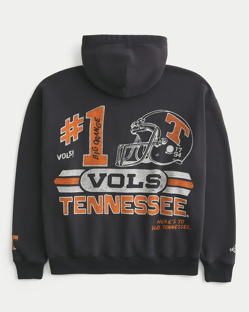 Boxy Zip-Up University of Tennessee Volunteers Graphic Hoodie