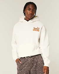 Boxy University of Texas at Austin Longhorns Graphic Hoodie