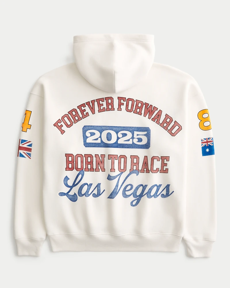 Boxy McLaren Graphic Hoodie