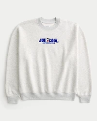 Boxy Snoopy Joe Cool Graphic Crew Sweatshirt