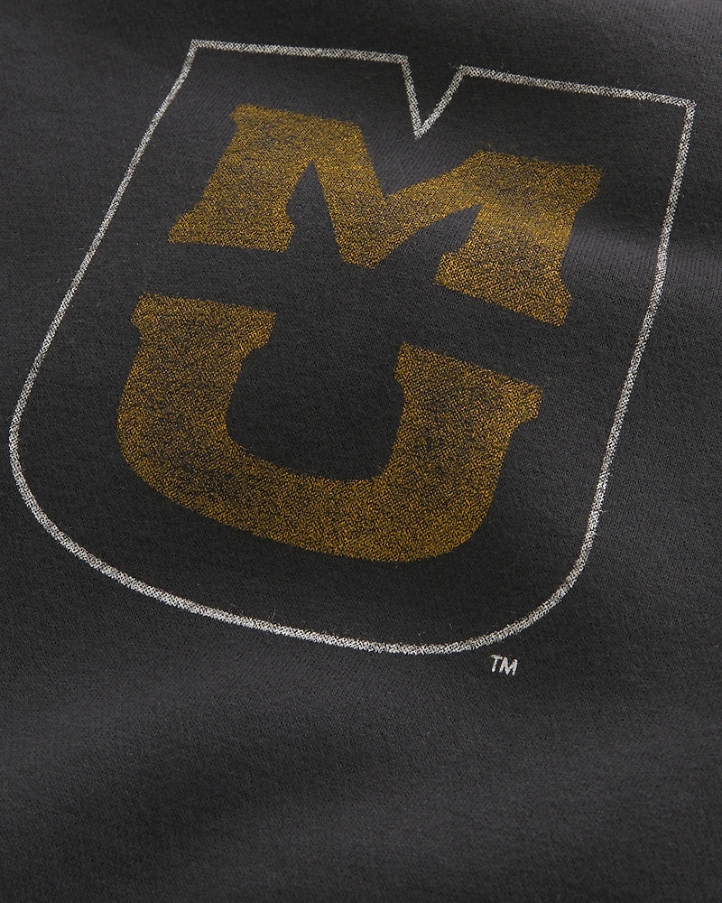Boxy University of Missouri Tigers Graphic Hoodie