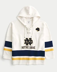 University of Notre Dame Fighting Irish Graphic Hockey Jersey Hoodie